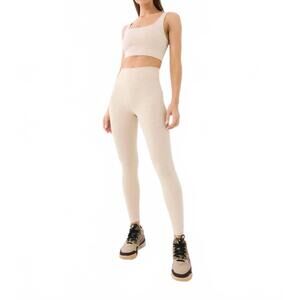 NEW P.E. NATION phased legging in warm grey marl